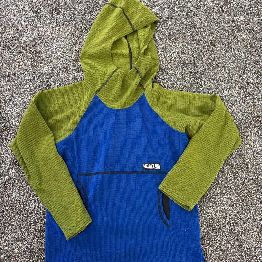 Melanzana Kids Jacket in Blue and Green